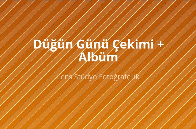 Düğün Günü Çekimi + Albüm
