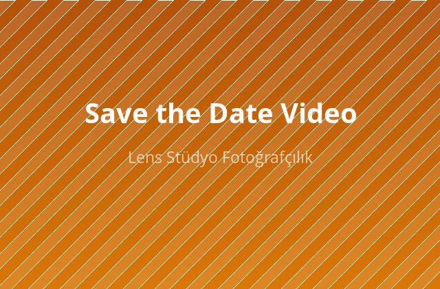 Save the Date Video